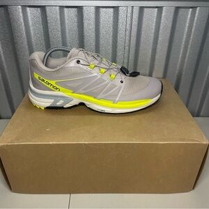 Salomon XT-Wings 2 Men's 8.5 Ashes Of Roses Grey Trail Running Shoes Hiking